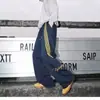 Calça Esportiva Listrada Estilo Americano para Homens, Primavera High-Street Solta com Caimento Reto de Perna Larga Longa, Calças Casuais Masculinas
