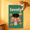 Pegatina de Pared Rascadora para Gatos, Resistente al Desgaste, No Suelta Pelo, Tabla Rascadora de Pared, Almohadilla Rascadora para Gatos, Protector Antirascaduras y Mordeduras de Gato para Sofá