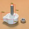 Acessórios para ventilador elétrico Ventilador de chão Haste de elevação Parafuso de fixação Haste vertical multiuso Botão de aperto Parafuso de ajuste