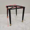 Perna de suporte perna de banquinho universal de quatro pernas suporte inferior de perna de cadeira estrutura de suporte de perna base de cadeira de jantar de ferro forjado produto semi-acabado outro