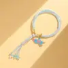 Pulseira de Alta Qualidade Estilo Zongzi 2026 Nova para o Festival do Barco-Dragão, Pulseira de Fio Colorido Estilo Xizang com Pingente de Paz, Corda de Mão Estilo Étnico