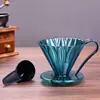 [Novo Filtro de Café] Copo Filtro de Café de Vidro V60 Conjunto Funil para Cafeteira Filtro Papel de Filtro