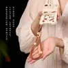 Lanyard para teléfono Vajra pequeño estilo Tíbet, lanyard corto de muñeca estilo étnico de estrella y luna Bodhi para mujer, venta al por mayor