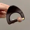 Novo Estilo de Verão Grande Presilha de Cabelo Triangular para Mulheres, Grampo de Cabelo de Alta Qualidade e com Volume para a Parte de Trás da Cabeça, Acessório de Cabelo de Renda