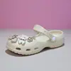Ursinho Strass Novo Estilo Crocs de Ballet Feminino Crocs Outdoor Sandálias Chinelos Leves Macios Antiderrapantes Feminino Atacado