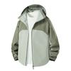 Nova roupa de assalto para exterior Outono 2024 casaco esportivo casual com capuz à prova de vento tamanho plus size masculino sobretudo de quatro lados à prova de balas