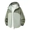 Chaqueta de una sola capa para exteriores para hombre, Primavera y Otoño, Cortavientos e Impermeable, Chaqueta para Senderismo, Ciclismo y Montañismo