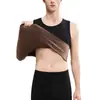 Chaleco Térmico para Hombre con Forro de Felpa, Capa Base Engrosada para Invierno, Camiseta Térmica Interior para el Noreste, Adecuado para Temperaturas Tan Bajas como -40 C