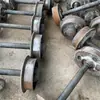Par de rodas de mineração acessórios para vagão de mineração roda de aço fundido roda de mineração veículo de transporte de mina de carvão