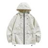 Workwear casual 2024 Primavera e Outono novo casaco ao ar livre masculino e feminino mesmo casaco à prova de vento moda all-matching