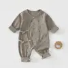 Roupas de Recém-Nascido Categoria a Algodão Macacão de Bebê Modal Manga Longa Roupas Borboleta Pijama de Bebê Recém-Nascido