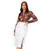 Falda Lentejuelas Cubre Cadera Hendidura Ropa Europea y Americana Aliexpress Amazon Estación Independiente Falda Invierno Mujer Falda Transfronteriza
