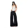 OOTD do 26º Dia!|Nova Coleção Primavera 2026 Estilo Americano Retrô Cor Jeans Cru Soltos Retos Caimento Fluido Calças Compridas