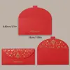 Mercadorias à Vista Transfronteiriças Envelope Vermelho Folha de Ouro Presente de Natal Ano Novo Bolsa Dourada Decoração de Festa Envelope de Dinheiro Envelope Vermelho Estampagem a Quente
