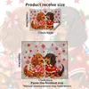 Luzes de Natal fofas de desenho animado de Dachshund, adesivo estático, não precisa de cola, não danifica o vidro, perfeito para decorar janelas da sala de estar e criar uma atmosfera festiva