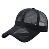 Gorra de Béisbol de Malla Transpirable para Hombre de Verano Hueca de Secado Rápido Protección Solar para Exteriores Visera Gorra de Pico Tendencia Sombrero de Sol Venta al por Mayor