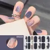 26 Pegatinas para Uñas Artísticas Gel Sin Hornear Cobertura Completa Decoraciones para Uñas de 14 Dedos Fácil de Aplicar Transfronterizo Ins Europeo y Americano Manicura Francesa