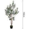 Temu Transfronterizo se Especializa en Plantas Verdes Simuladas, Plantas en Maceta de Olivo, Sala de Estar para el Hogar, Árboles Falsos Decorativos Grandes de Interior, Árboles Simulados