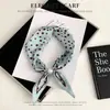Nuevo Collar de Protección para el Cuello de Moda, Accesorio de Bufanda de Seda de Lunares, Bufanda Pequeña para el Cuello, Calentador de Cuello, Bufanda con Cierre Magnético de Perla, Bufanda de Seda Personalizada