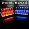 Cubo de Hielo Iluminado con Carga LED Caja de Cerveza Creativa KTV Cubo Soporte para Cócteles Bar Cubo de Champán Acrílico Caja de Cerveza