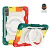 Adequado para arroz vermelho ipad10.6 capa protetora plana silicone três suporte anti-rotação concha protetora plana anti-queda atacado