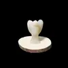 Cristal Rosa Ángel Corazón de Amor con Alas en Forma de Corazón Pieza de Decoración para el Hogar, Decoración Personalizada y Sencilla para Escritorio de Oficina