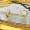 Brincos de pérola pequenos e curvos requintados retrô, temperamento feminino, doces, alto senso, moda, combinam com tudo, estilo ocidental, brincos, brincos