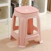 Silla de plástico engrosada hogar sala de estar mesa de centro taburete apilable silla antideslizante mesa de comedor taburete alto puesto de barbacoa al aire libre silla de comedor