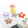 DIY Estilo Coreano ins Cor Acrílica Flor Grampo de Cabelo Brincos Brincos Brincos Acessórios Material