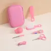 Set de Cuidado para Bebé Cortauñas para Bebé Peine Aspirador Nasal Set de 8 Piezas con Bolsa de Almacenamiento Stock de Fábrica Venta al Por Mayor