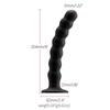 Copa de succión de silicona cuentas de tracción tapón anal punto G cancha trasera masaje para hombres y mujeres expansor anal sexo suministros para adultos mayoreo