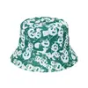 Ins Estilo Japonês Coreano Chapéu de Sol Chapéu de Sol Pequeno Fresco Desenho Animado Chapéu de Bacia Dupla Face Chapéu de Pescador Estampado de Panda para Homens e Mulheres