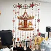 Campanilla de viento navideña de producto nuevo transfronteriza, campanilla de viento pintada de Navidad para atrapar el sol S
