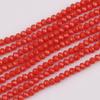 Cuentas planas de cristal de 4 mm, cuentas de porcelana, cuentas de vidrio perforadas, hechas a mano, para pulseras, collares, borlas, accesorios de material con cuentas.