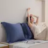 Almofada de Cabeceira Fronha 100% Algodão Almofada Grande para Costas Almofada de Sofá Almofada de Leitura para Cama Acessibilidade Luxo e Sensação de Alto Padrão