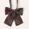 Uniforme escolar estilo japonés con cuello floral pequeño, corbata de lazo Jk, traje de marinero holgado con corbata de lazo