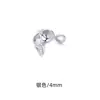 Hebilla de Plata de Ley S925, Hebilla de Acabado, Hebilla de Alambre, Accesorios para Joyería DIY Hechos a Mano, Pulsera de Cuentas, Material para Collares