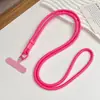 Cordón para Teléfono Móvil de Color Sólido Colgante Cruzado para el Cuello Cuerda de Nylon de Doble Propósito Fuerte y Duradera Correa para el Hombro Ajustable Portátil para Exteriores Lote