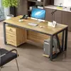 Mesa Moderna Minimalista para Gerente de Escritório, Mesa para Computador, Mesa de Escritório Individual, Mesa para Computador de Funcionário