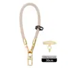 Lanyard para teléfono móvil con explosiones se puede colgar en la espalda cuerda ajustable para colgar en el cuello cuerda tejida corta para la muñeca anti-pérdida venta al por mayor de fábrica
