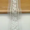 Cinta para Cuello Hanfu de Estilo Chino Tradicional Color Champán Accesorios para Ropa, Accesorios de Malla, Lentejuelas Iridescentes y Perlas de Alta Resistencia en Stock