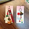 Llavero de Reno Navideño Lindo Muñeco de Nieve Llavero de Mochila Colgante para Bolso Niñas Pequeño Colgante de Goteo Pequeño Regalo