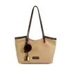 Bolso de Hombro Retro de Gran Capacidad Heng Geng Nuevo Simple Elegante Estampado de Leopardo Bolso Tote Versátil para Mujer