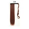[ponto segundo cabelo] longo gancho de cabelo liso e laço rabo de cavalo fosco fibra química peruca de extensão de cabelo Straight Ponytai