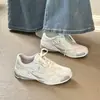 Zapatillas de Entrenamiento Alemanas de Malla Transpirable con Suela Gruesa para Mujer 2026 Nuevas Zapatillas de Suela Suave para Primavera y Verano Zapatillas de Running Tenis Blancos Casuales