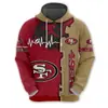 Sudaderas Europeas y Americanas Nuevas Transpirables Serie de Impresión Digital 3D Jersey con Capucha Moda Holgada Sudaderas para Hombre