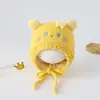 Gorro para Bebé Chenjing Otoño e Invierno Nuevo Expresión Linda Gorro de Punto Cálido Protección para las Orejas Gorro para Bebé Niño y Niña Venta al por Mayor
