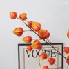 Flores artificiales con forma de linterna con núcleos de espuma, utilizadas para decoraciones de bodas, arreglos de pasillos y exhibiciones florales; Materiales para arte floral DIY para salones de bodas