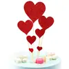 Cor do Bolo Bolo Doce Inserção Rosa/Inserção com Palito Rosa/Layout Criativo de Mesa de Sobremesa Pacote com 10