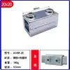 Conector de Tubo Cuadrado Galvanizado de Hierro Fundido de 20/25/30 mm Hebilla de Fijación de Acero Cuadrado Accesorios de Marco Junta de Barandilla Sin Soldadura